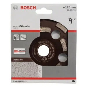 Akce BOSCH Diamantový hrncový kotouč Expert for Abrasive 125 x 22,23 x 4,5 mm 2608602553