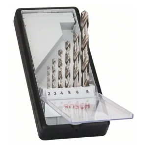 Akce BOSCH Sada vrtáků do kovu Robust Line HSS-G, 6dílná, 135° 2; 3; 4; 5; 6; 8 mm, 135° 2607010529