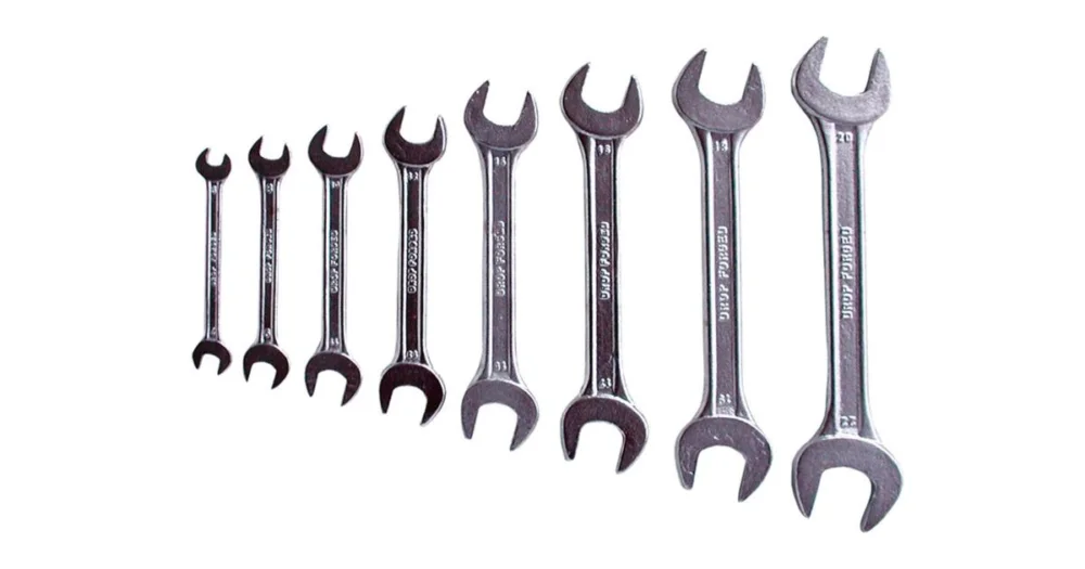 Značkový EXTOL CRAFT klíče ploché, sada 8ks, 6-22mm