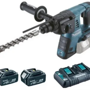 Značkový Makita Aku kladivo Li-ion LXT 2x18V/5,0Ah, Makpac DHR263PT2J