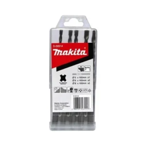 Značkový MAKITA sada vrtáků SDS-Plus 5;6;8x100/160 mm, 5 ks D-58914