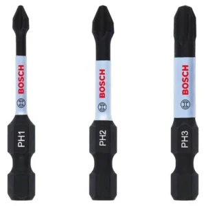 Značkový BOSCH Sada PH1, PH2, PH3 bitů 50 mm, 3 ks 2608522491