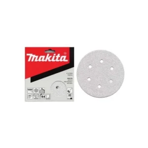 Značkový MAKITA papír brusný suchý zip 150 mm 6 děr K40, 10 ks P-37655