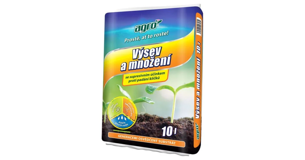 AGRO Substrát pro výsev a množení 10 L Novinka