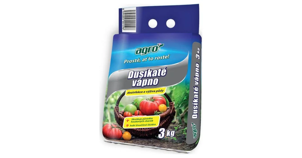 AGRO Dusíkaté vápno 3 kg Finální Výprodej