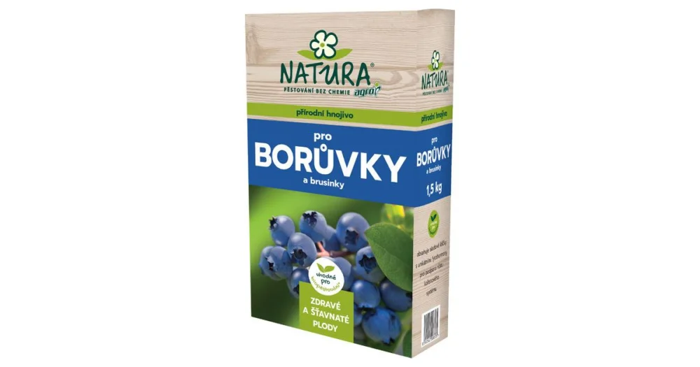 AGRO NATURA Přírodní hnojivo pro borůvky a brusinky 1,5 kg Víkendová Akce