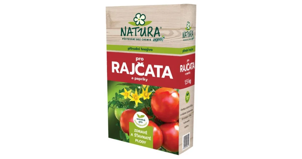 AGRO NATURA Přírodní hnojivo pro rajčata a papriky 1,5 kg Značkový