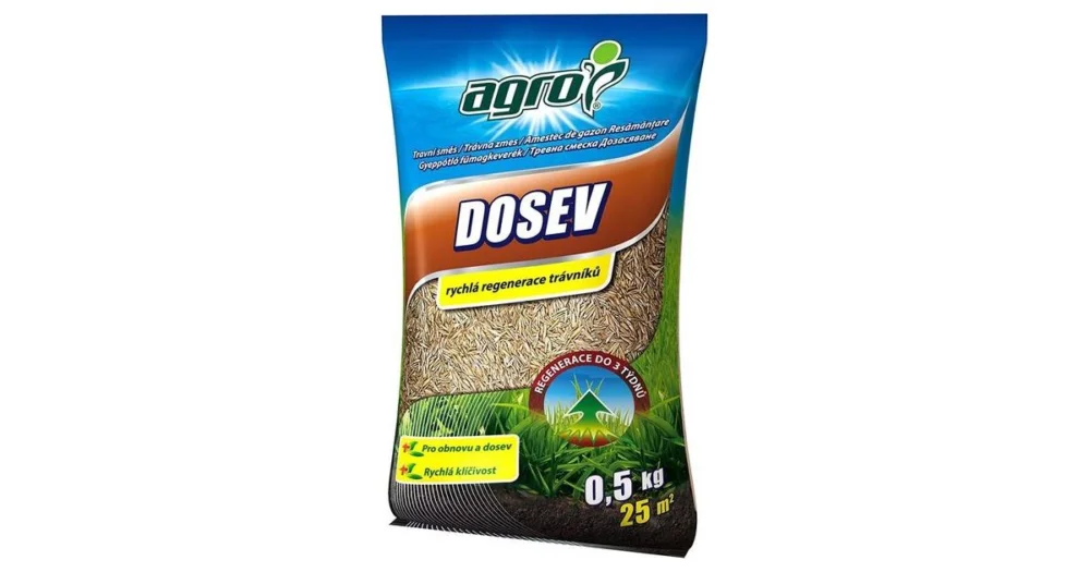 Značkový AGRO Travní směs DOSEV 0,5 kg