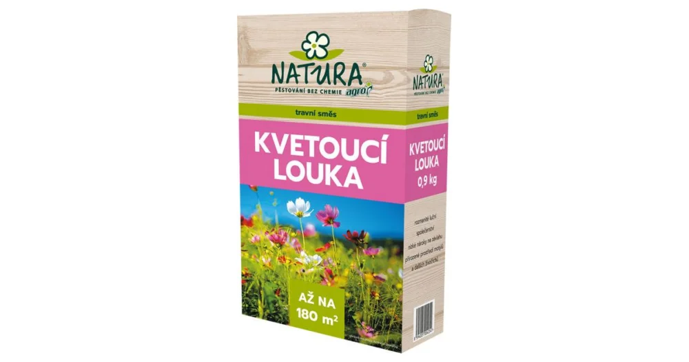 AGRO NATURA Travní směs Kvetoucí louka 0,9 kg Časově Omezené
