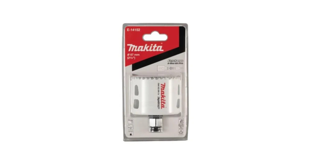 Značkový MAKITA děrovka BiM Ezychange 2 67 mm E-14152