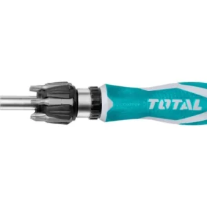 Zlevněný TOTAL Šroubovák řáčnový, 8 v 1, CrV, industrial, CrV TACSD30086