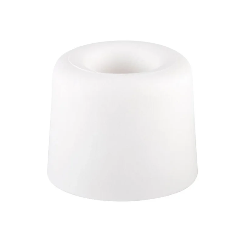 Dveřní zarážka, průměr 29,5x25mm, k našroubování, bílá Nízká Cena