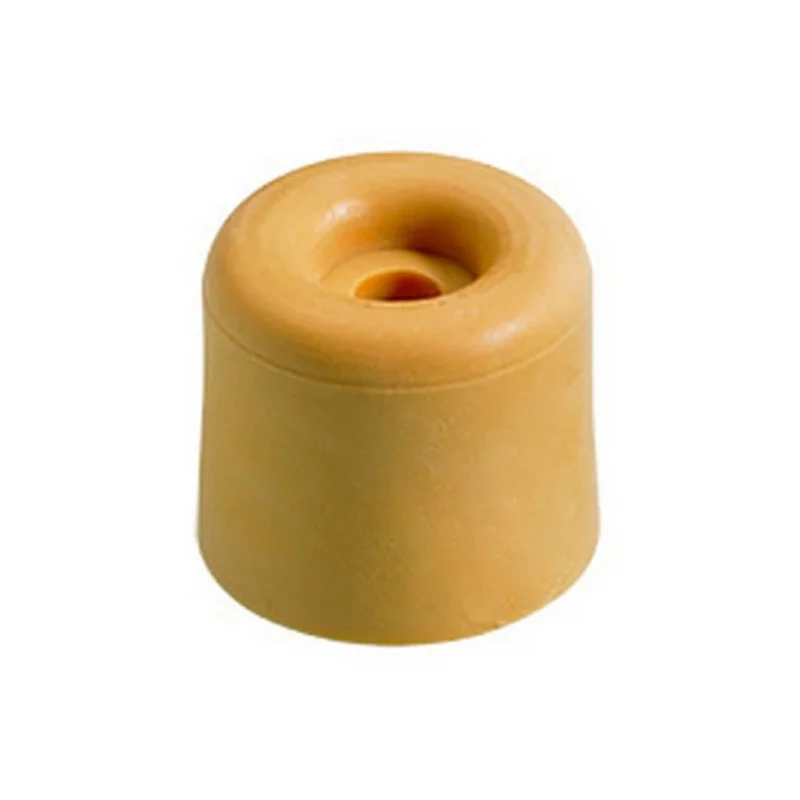 Autentický Dveřní zarážka, průměr 29,5x25mm, k našroubování, béžová