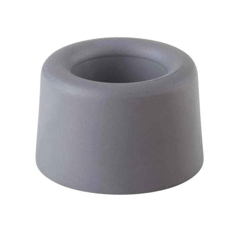 Doprava Zdarma Dveřní zarážka, průměr 40x25mm, k našroubování, šedá