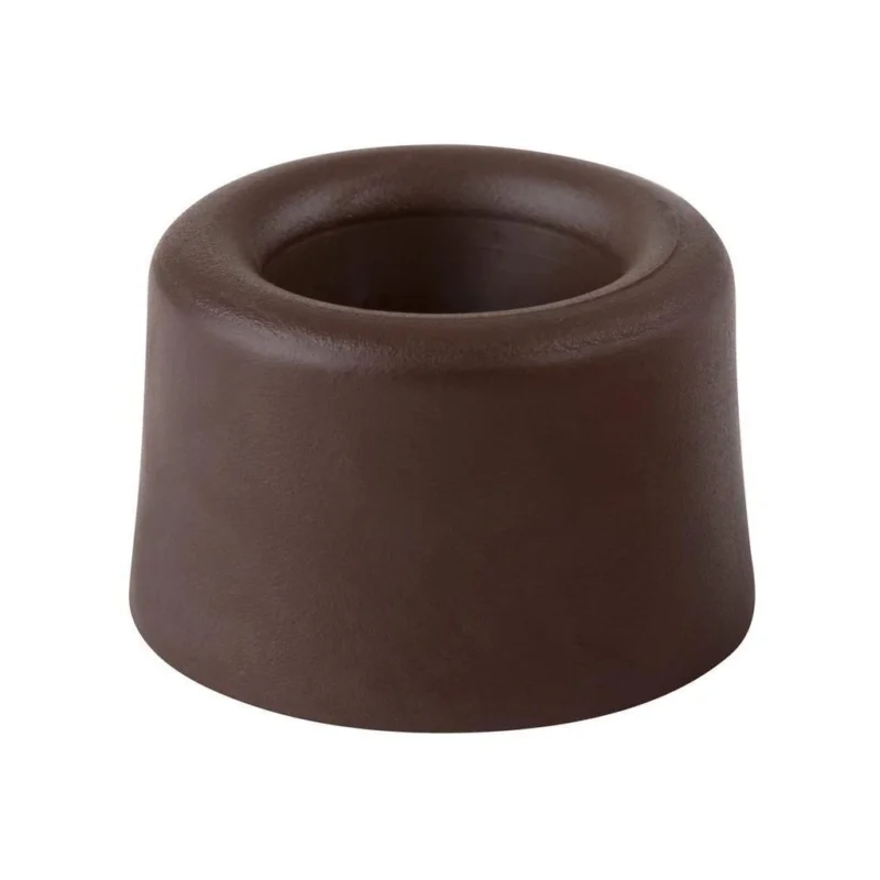 Dveřní zarážka, průměr 40x25mm, k našroubování, hnědá Přímo Od Výrobce