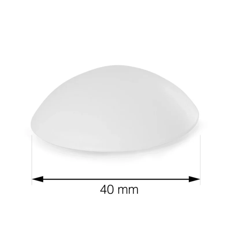Speciální Cena Dveřní zarážka, průměr 40mm, samolepicí, bílá