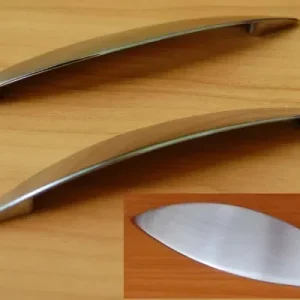 62248 úchytka RANET mušle rozteč 96mm broušený nikl Top Prodej