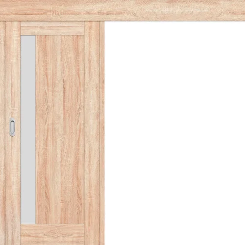 Značkový Posuvné dveře na stěnu Frézie 1 - Sonoma 3D Greko