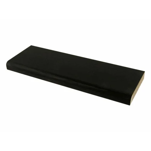 Akce Dubový práh s těsněním - Mořený wenge lakovaný, 40 x 940 mm