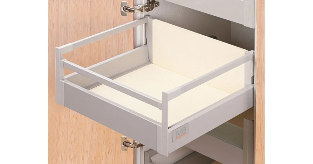 MB modern box SQ 450mm + RELING šedý B střední Speciální Cena