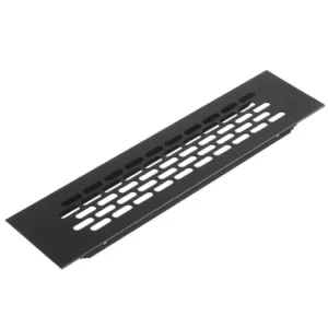 Zlevněný Větrací mřížka 60x245 mm - černá GTV