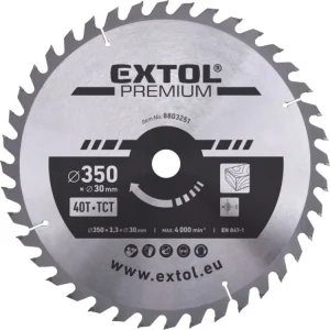 Značkový kotouč pilový s SK plátky, O 350x3,3x30mm, 40T